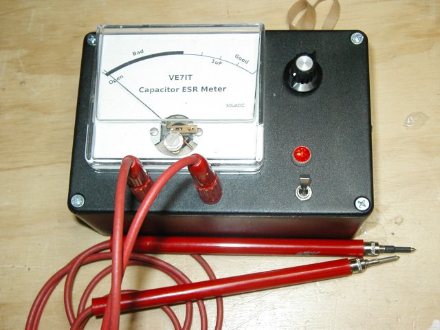 Capacitor ESR Meter