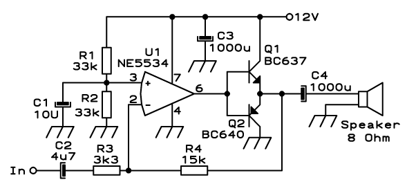 Ne5534 усилитель схема